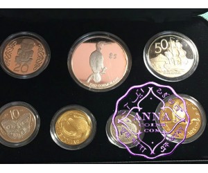 NZ 2000 Proof Set With COA 7 Coins